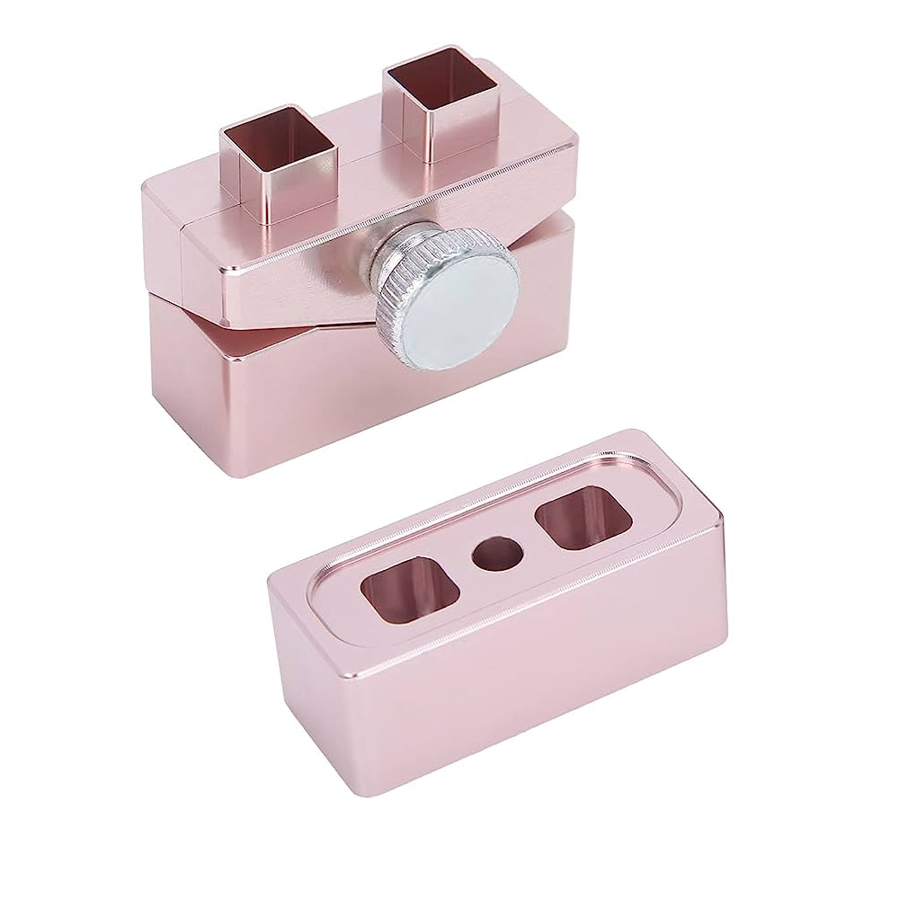  Mold de labios de aluminio acero inoxidable bálsamo labial Bálsate Rose Gold Gold Dual Usos Usar la herramienta de moldeo por el fabricante de bálsamo labial 