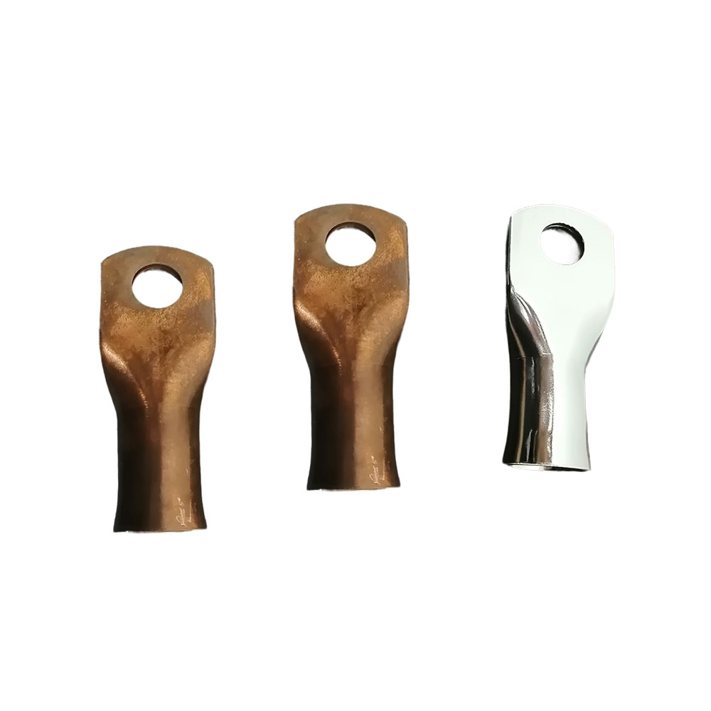 Terminales de anillo de anillo de conector de cable de cobre puro de fábrica de fabricación de fábrica de China con parte de fabricación de la industria de recubrimiento de estaño